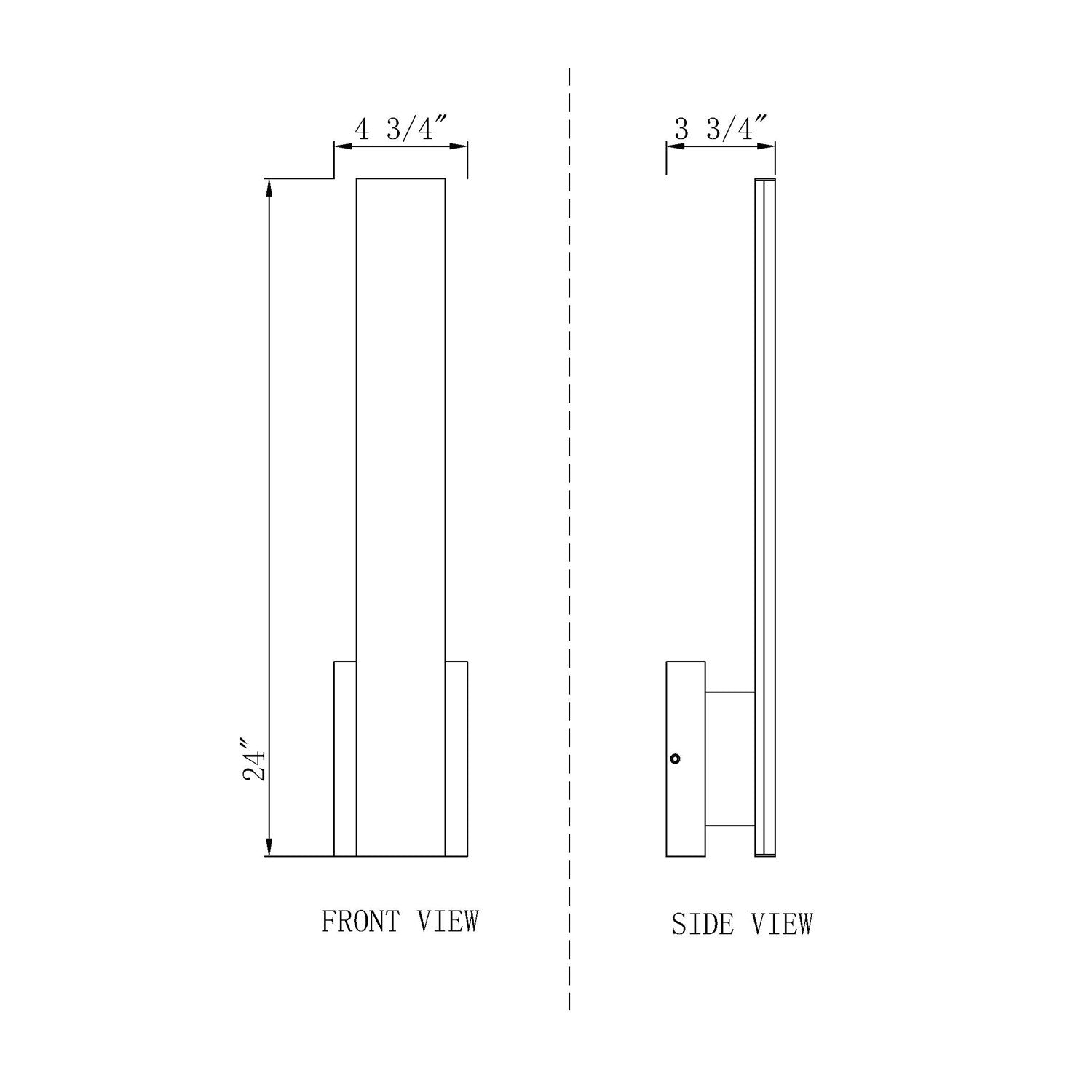 2 Light Outdoor Wall Light