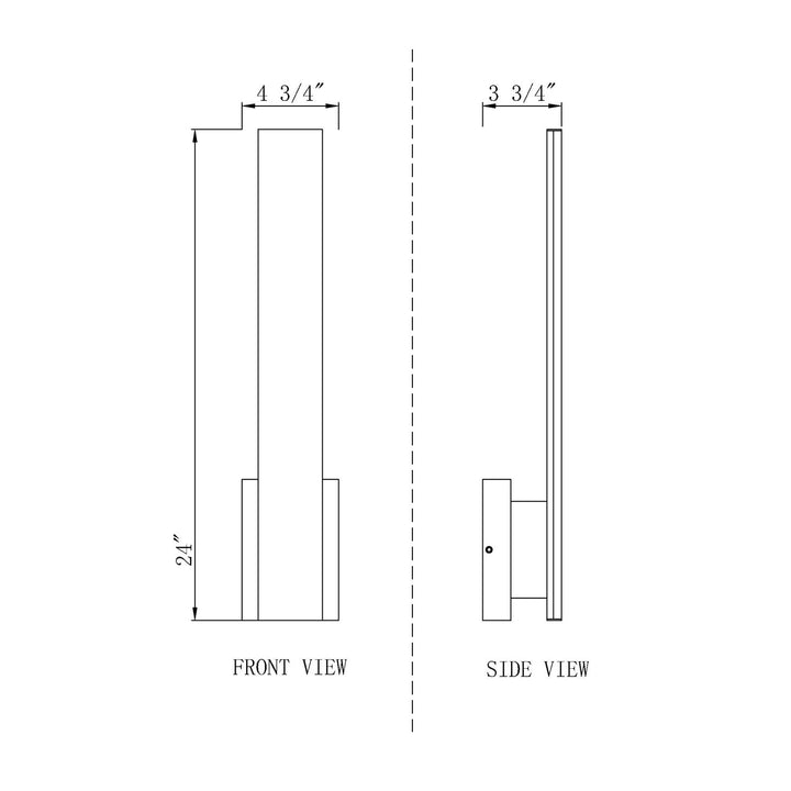2 Light Outdoor Wall Light