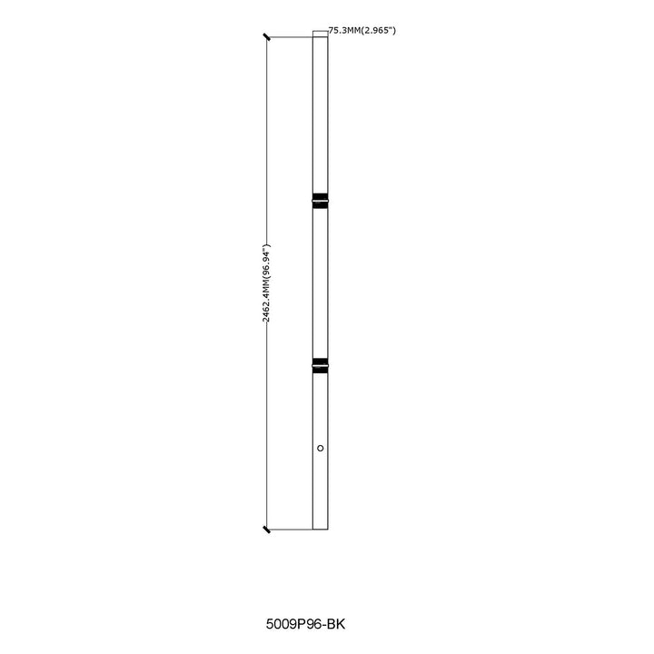Use This Modern Metal Outdoor Light Post To Cast A Warm Glow Over A Walkway Or T