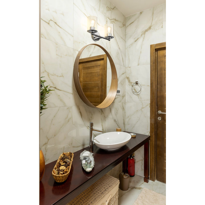 2 Light Vanity