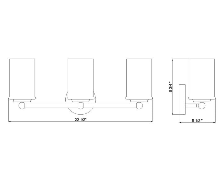 3 Light Vanity