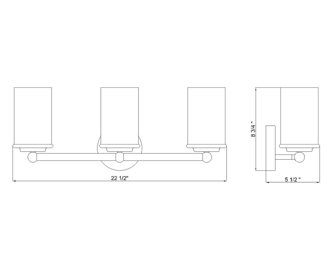 3 Light Vanity