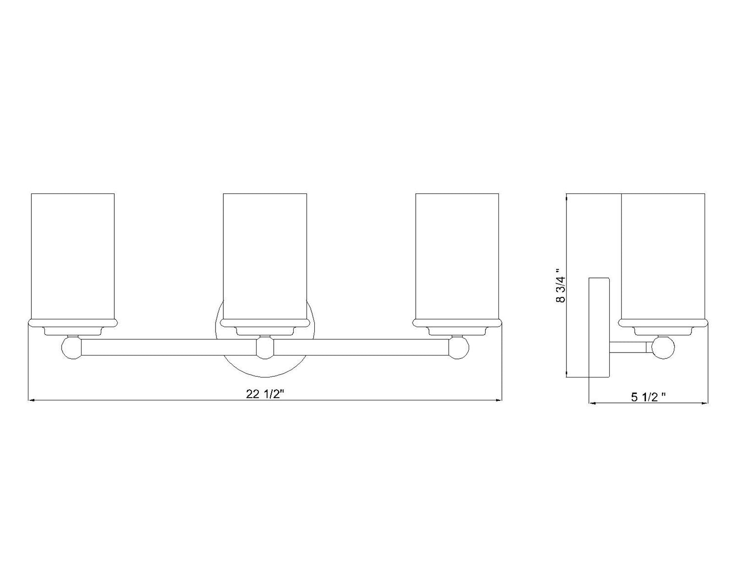 3 Light Vanity