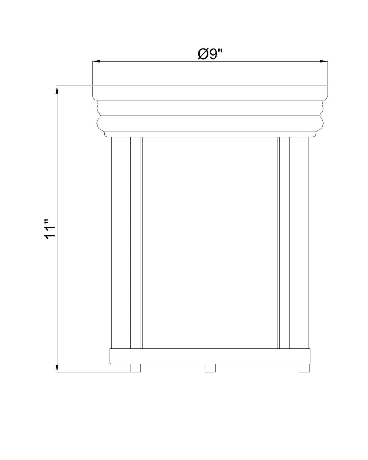 1 Light Flush Mount