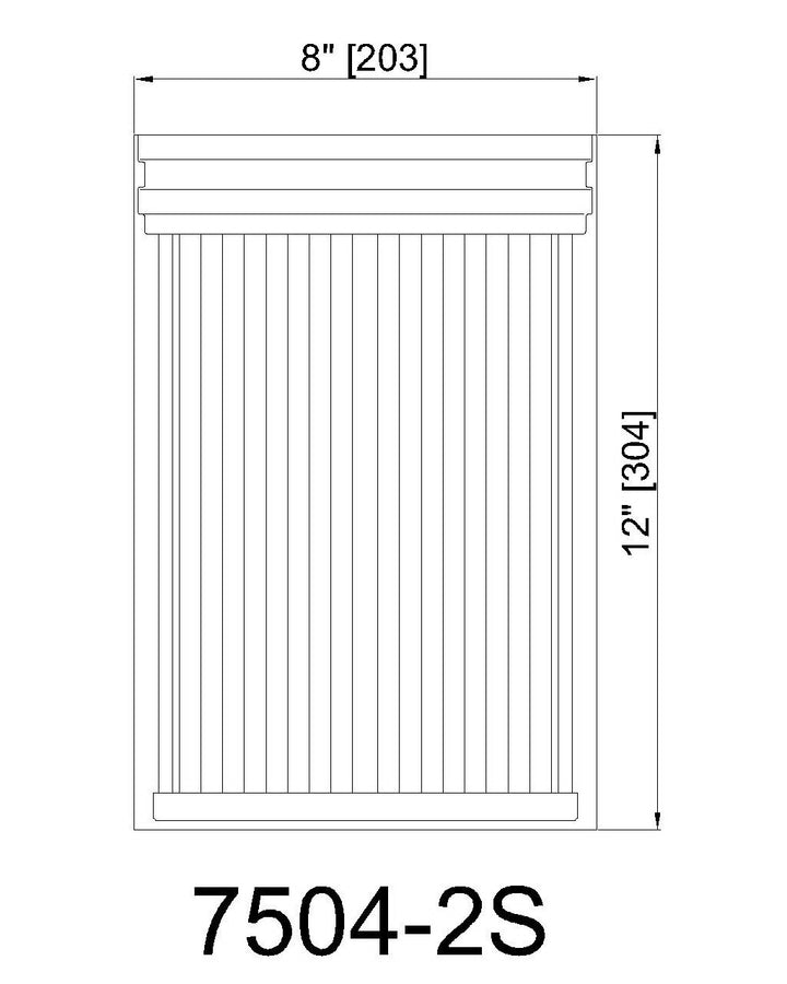 2 Light Wall Sconce