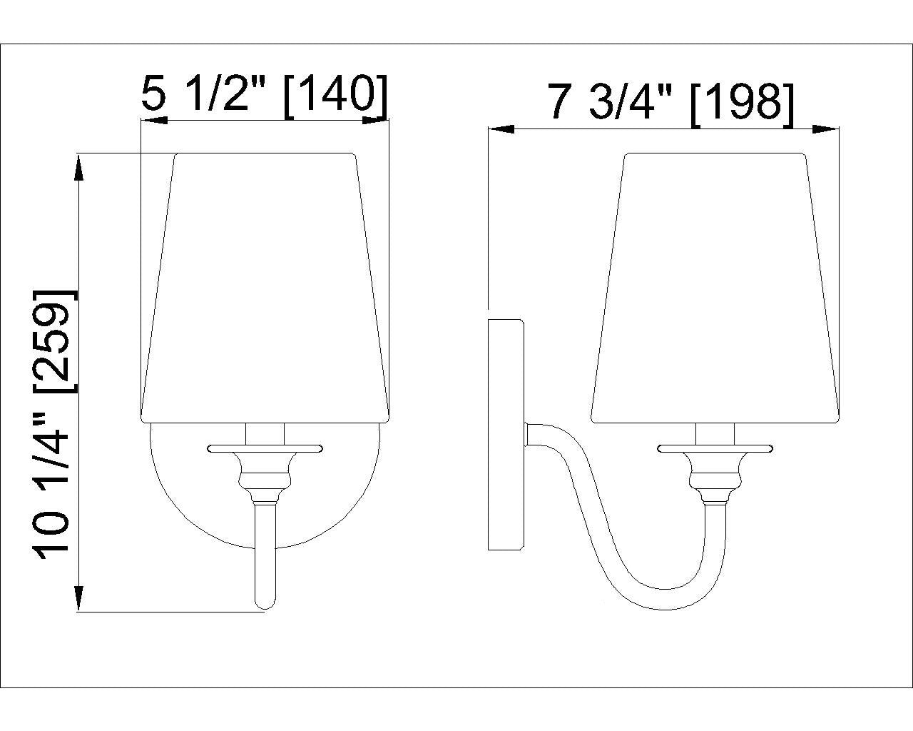 1 Light Wall Sconce