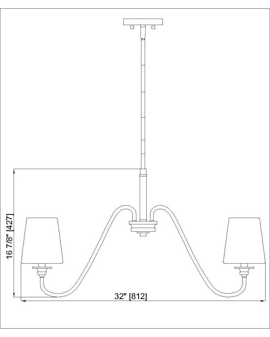 6 Light Chandelier