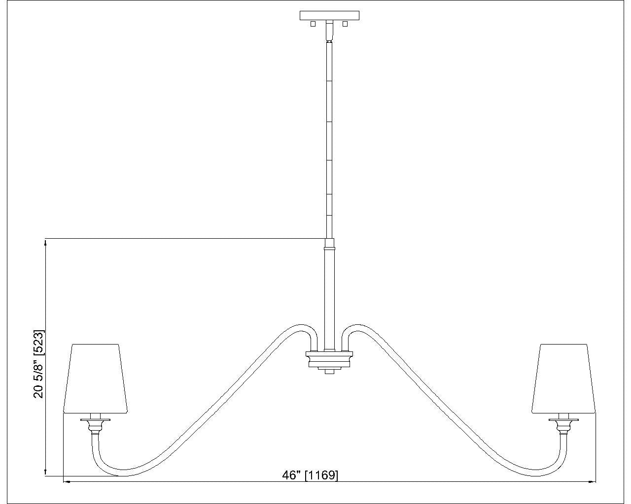 6 Light Chandelier