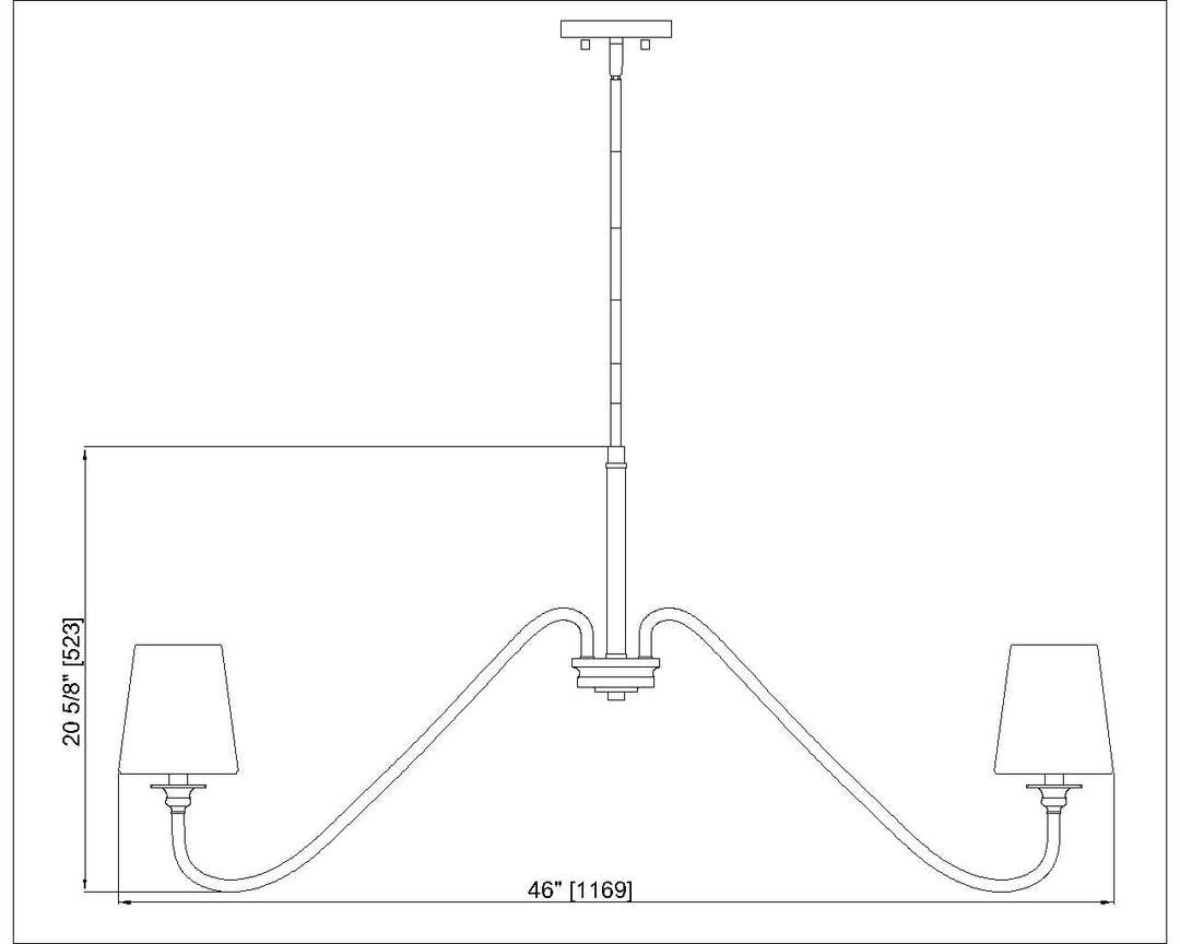 6 Light Chandelier