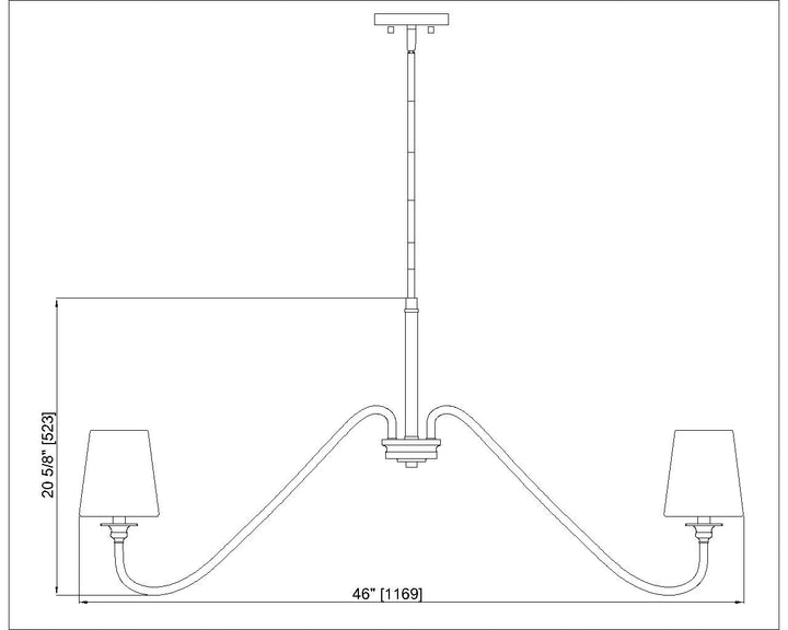 6 Light Chandelier