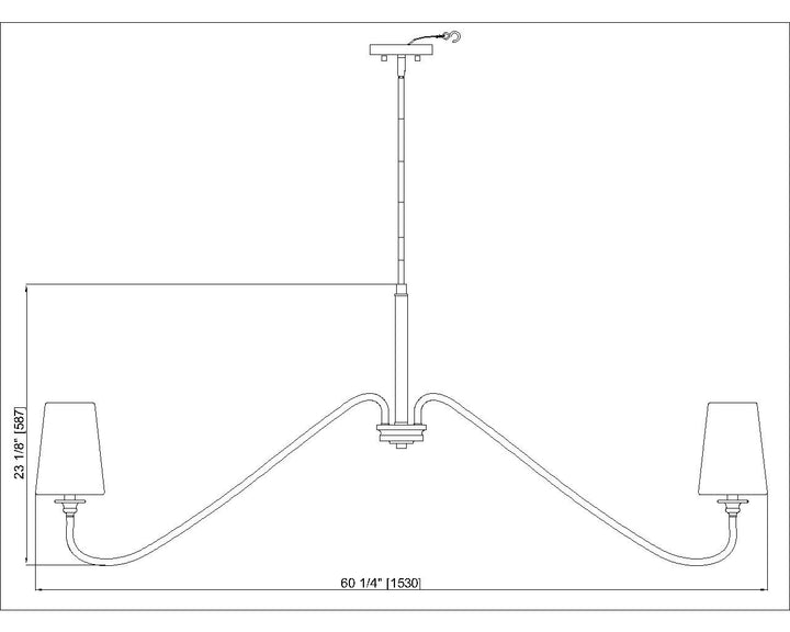 8 Light Chandelier