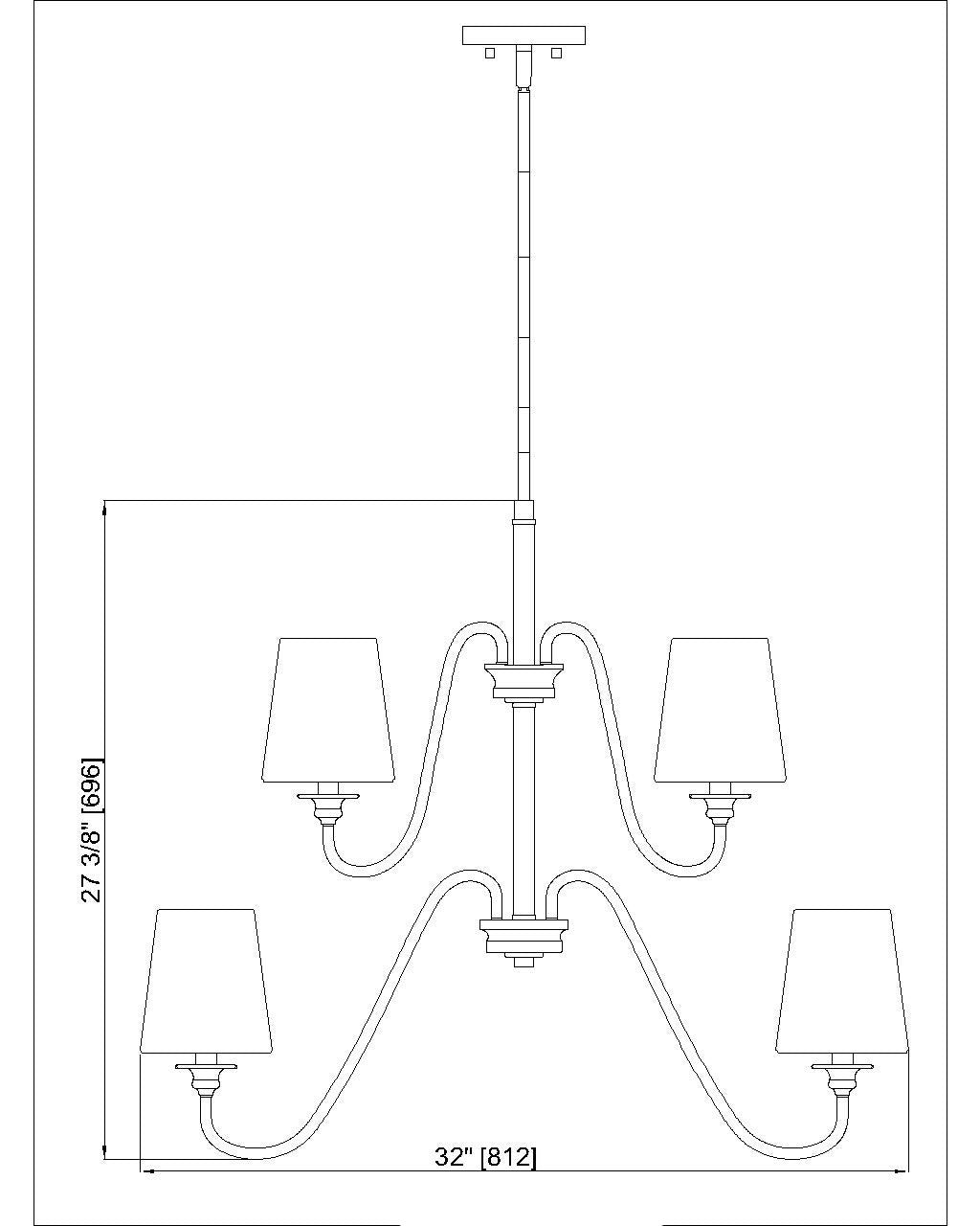 9 Light Chandelier
