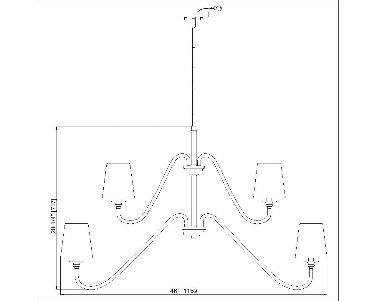 9 Light Chandelier