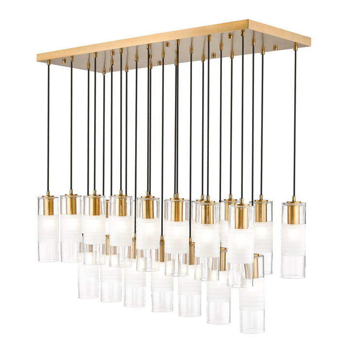 23 Light Linear Chandelier by Z-Lite