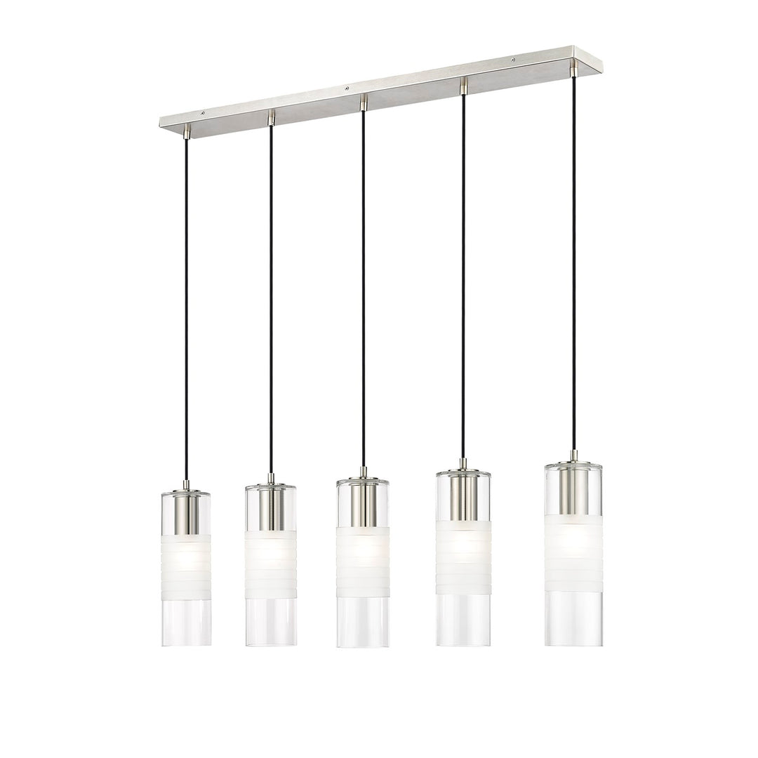 5 Light Linear Chandelier by Z-Lite