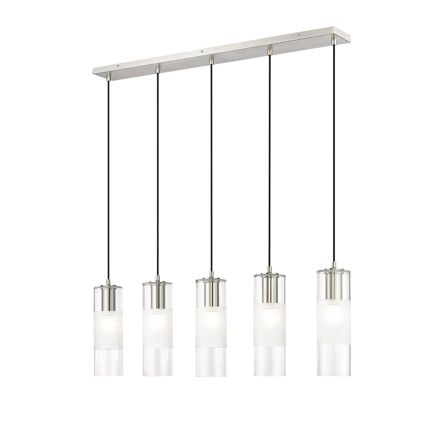 5 Light Linear Chandelier by Z-Lite