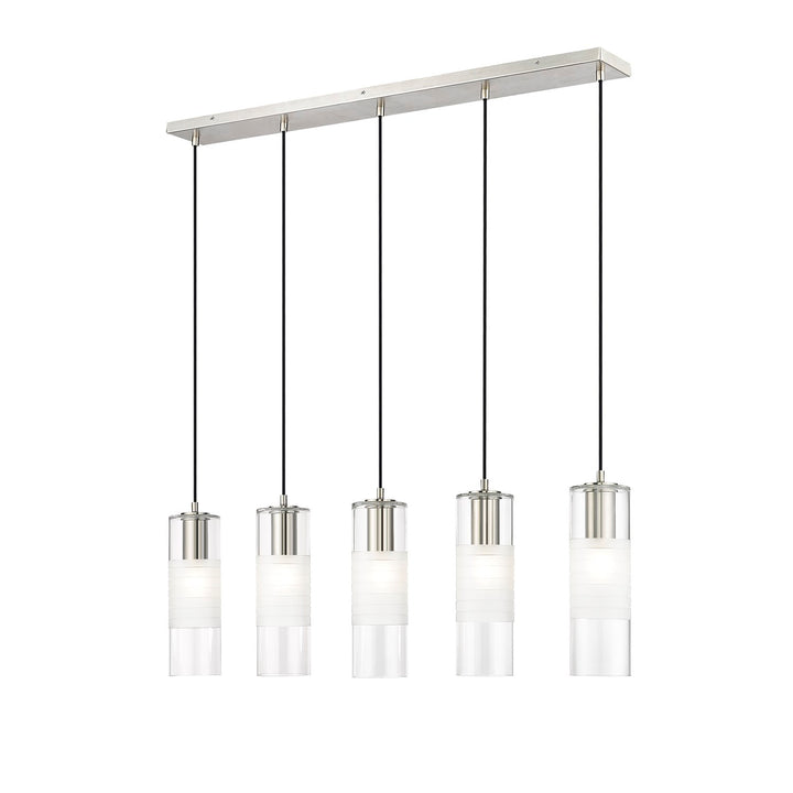 5 Light Linear Chandelier by Z-Lite