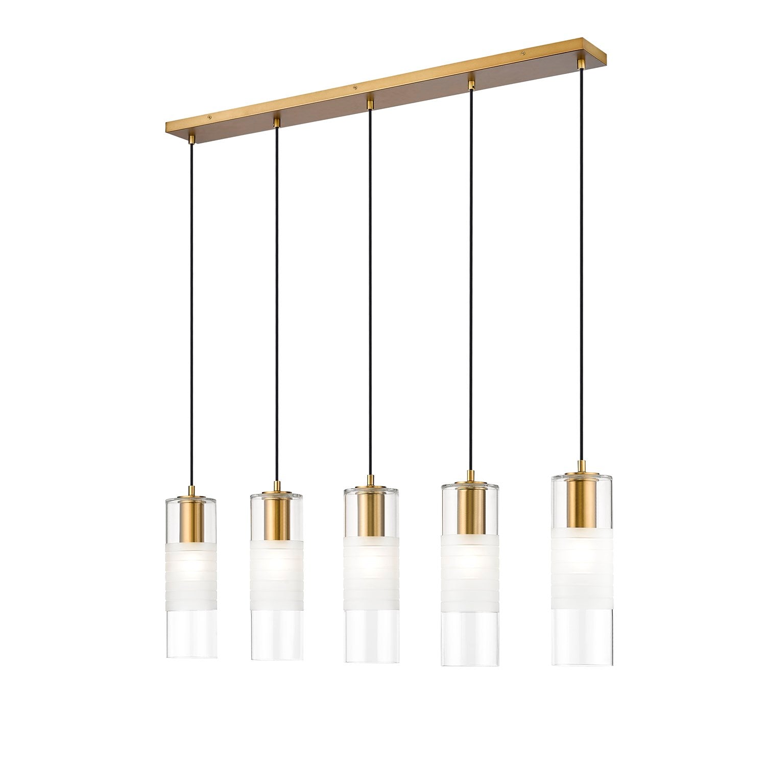 5 Light Linear Chandelier by Z-Lite