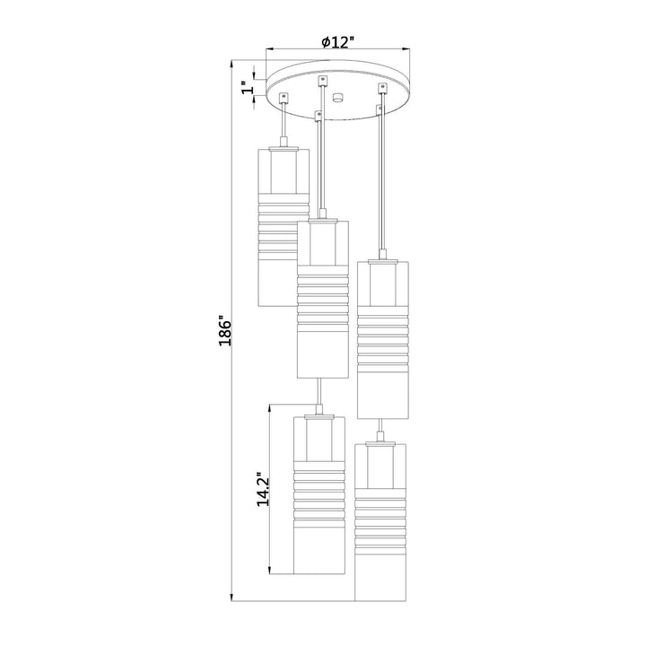 5 Light Chandelier