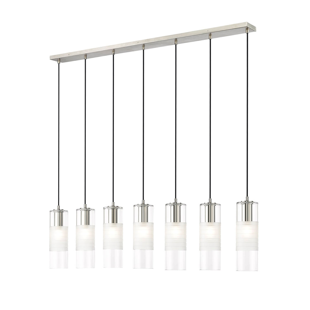 7 Light Linear Chandelier by Z-Lite