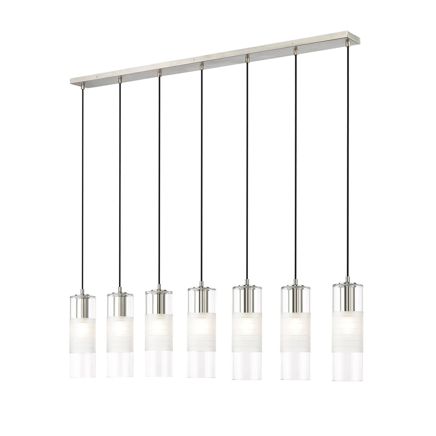 7 Light Linear Chandelier by Z-Lite