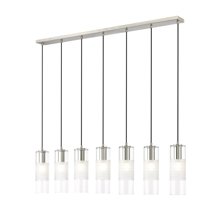 7 Light Linear Chandelier by Z-Lite