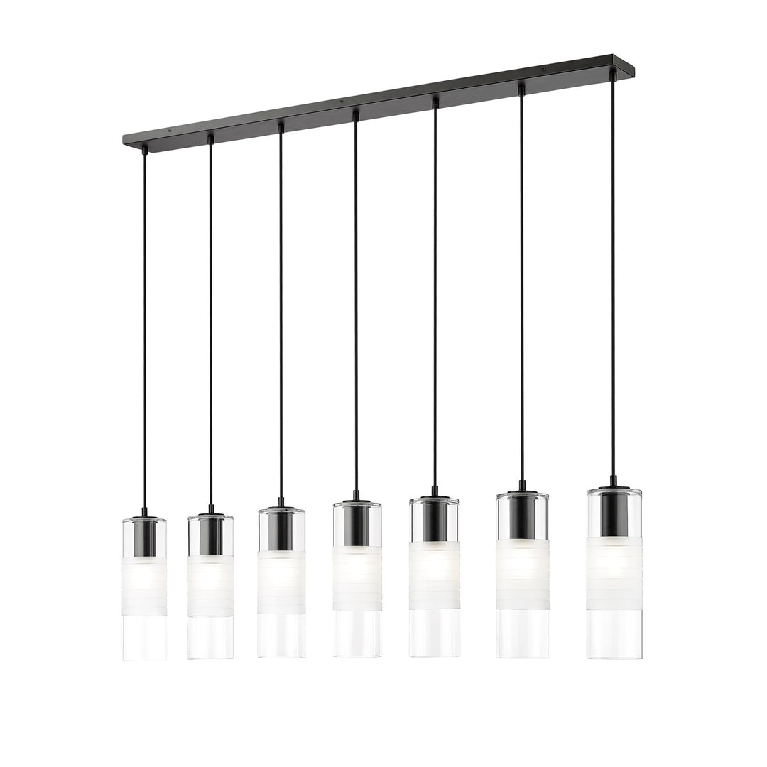 7 Light Linear Chandelier by Z-Lite