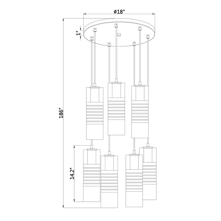 7 Light Chandelier
