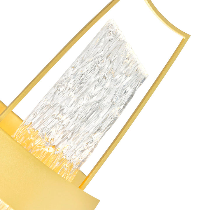 Integrated Led Satin Gold Wall Light