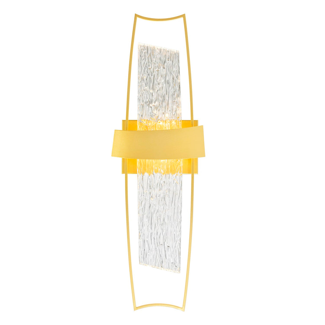 Integrated Led Satin Gold Wall Light