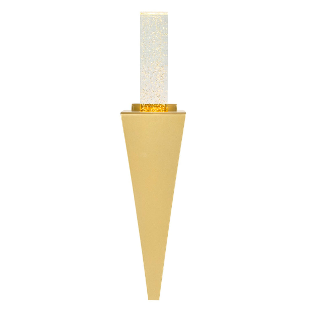Integrated Led Satin Gold Wall Light