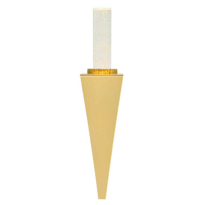 Integrated Led Satin Gold Wall Light