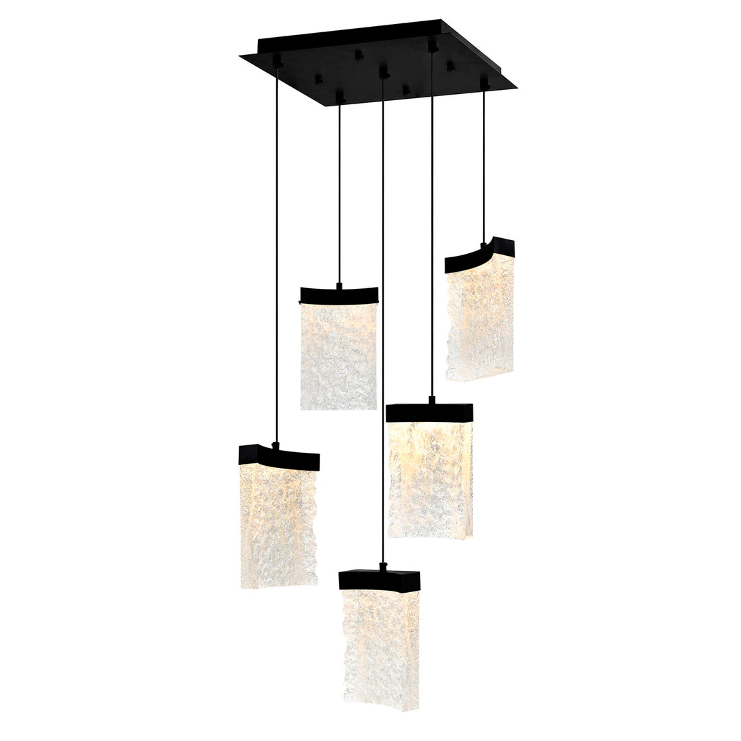 Integrated Led Black Mini Pendant by CWI Lighting