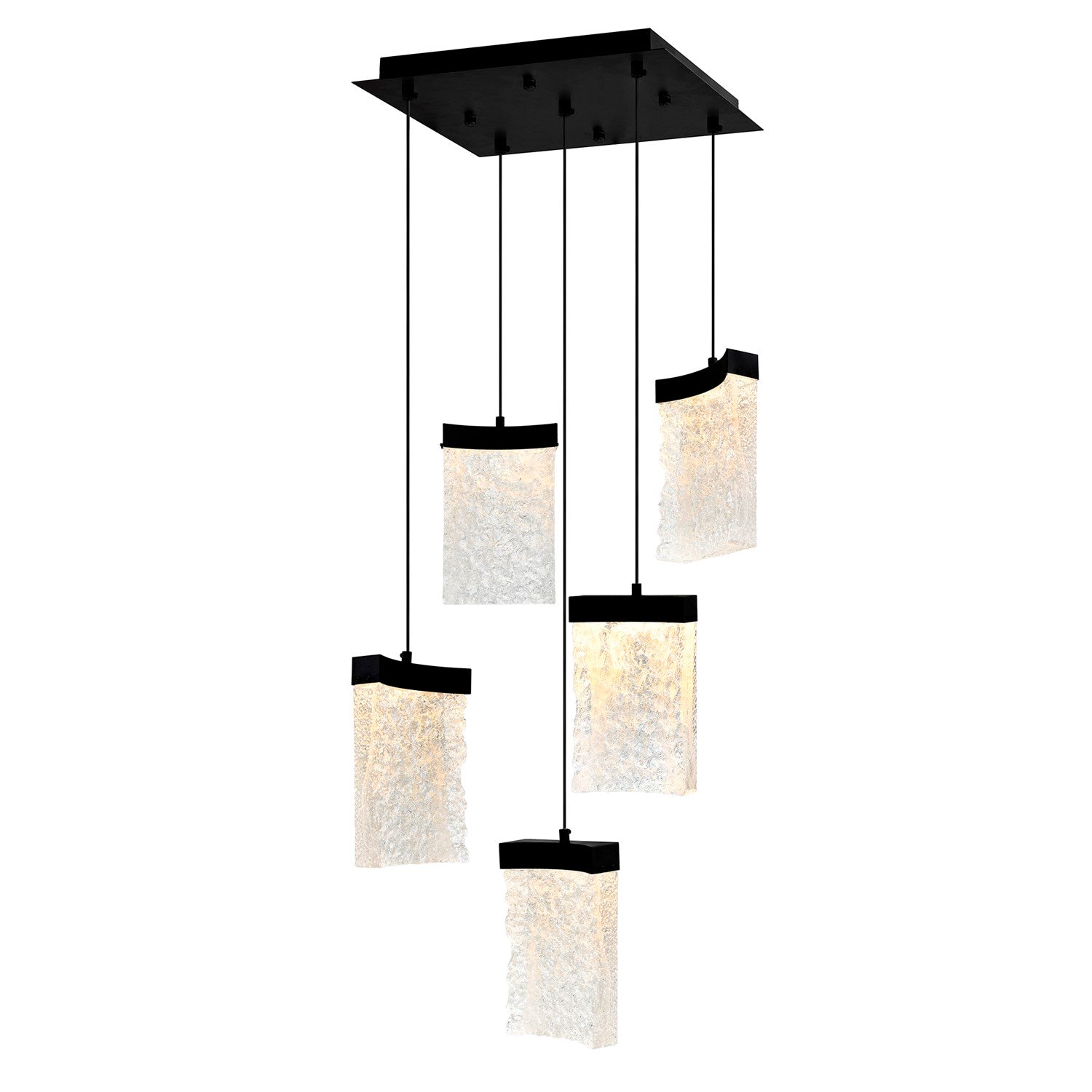 Integrated Led Black Mini Pendant by CWI Lighting