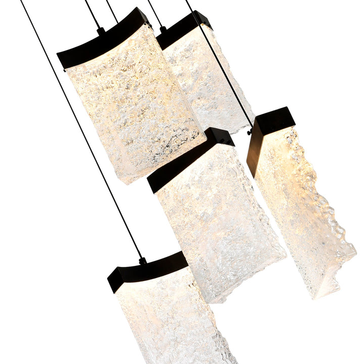 Integrated Led Black Mini Pendant