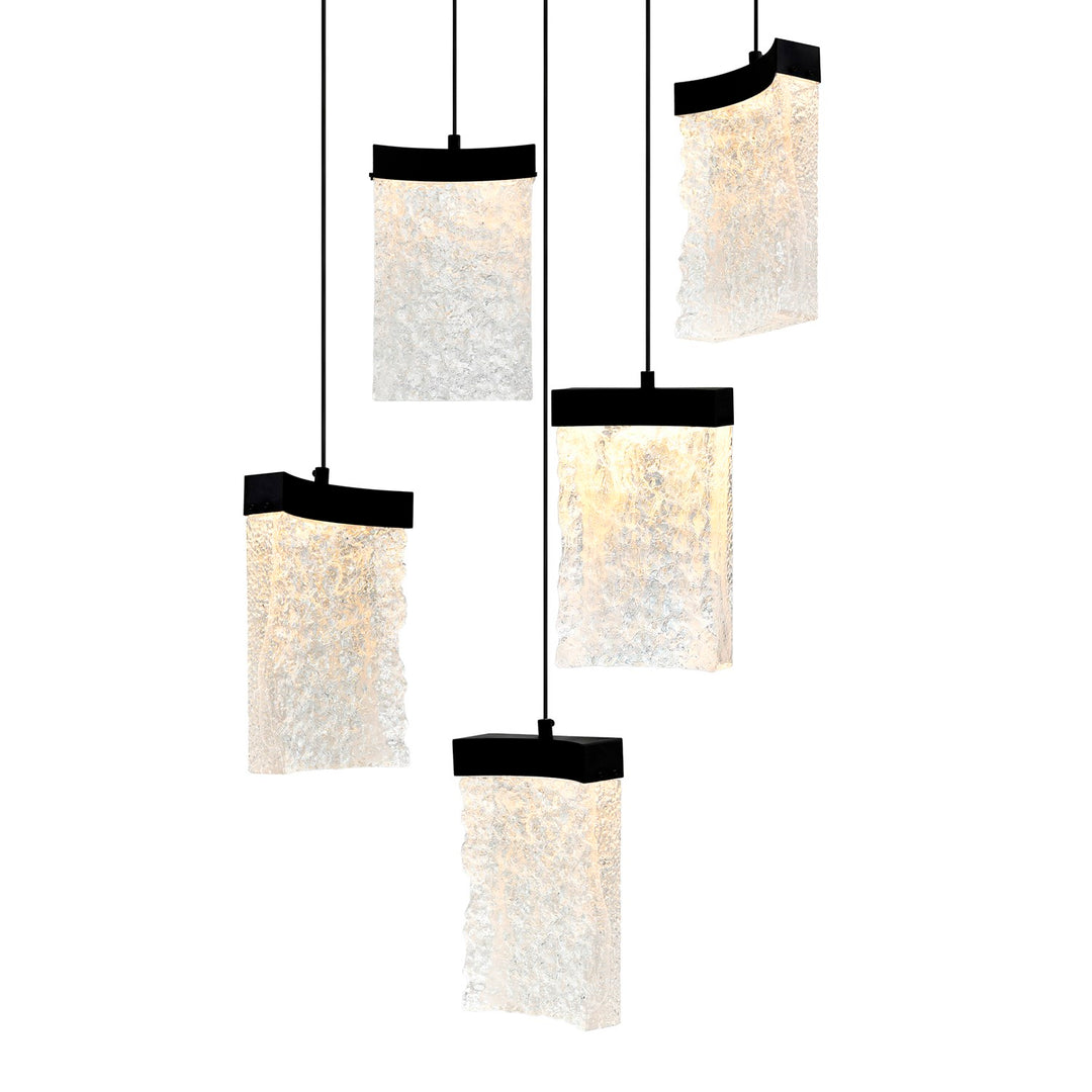 Integrated Led Black Mini Pendant