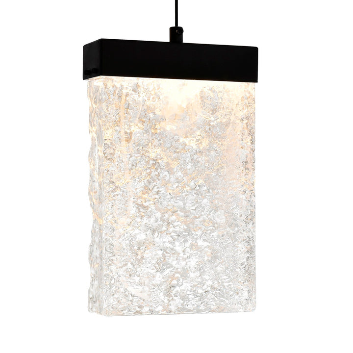 Integrated Led Black Mini Pendant