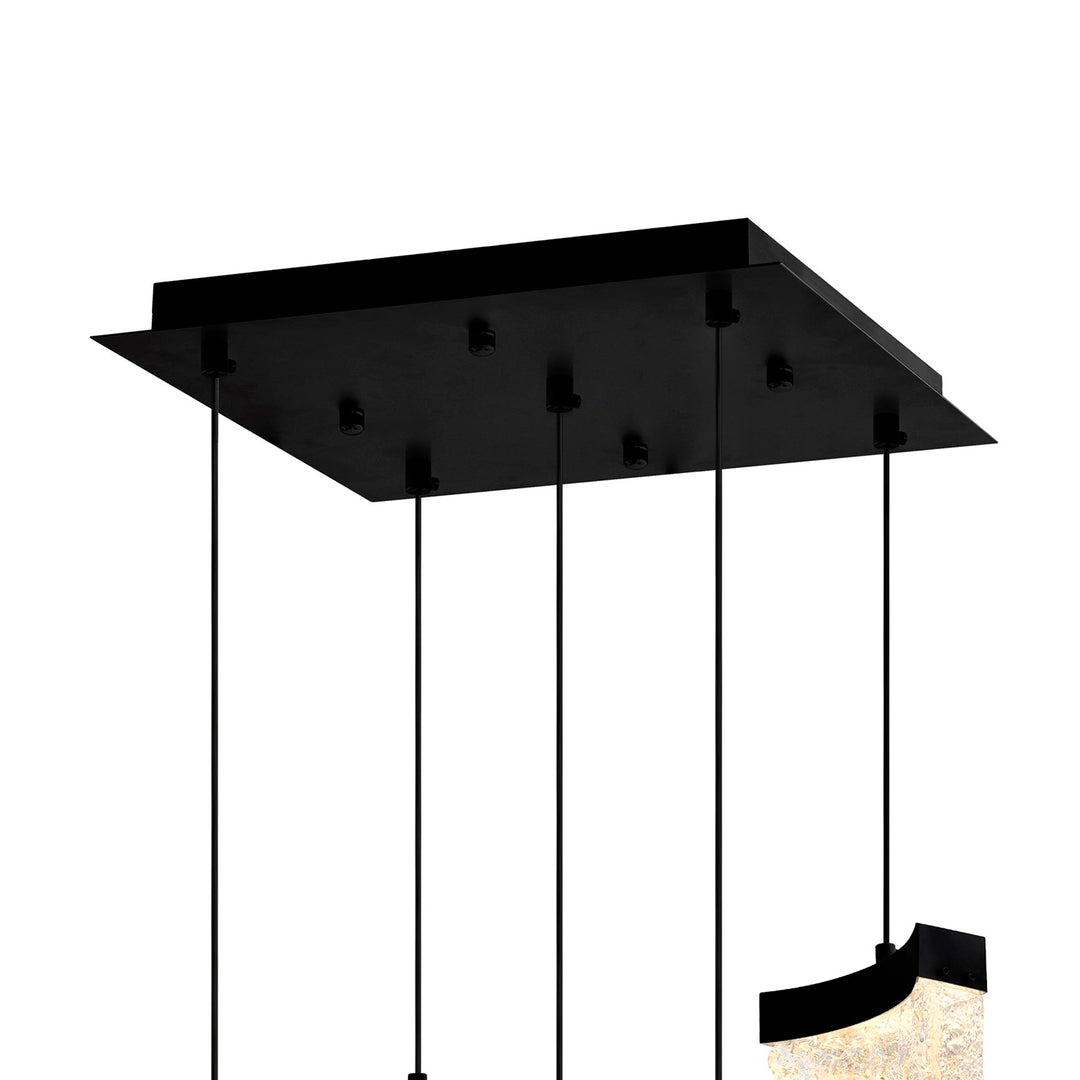 Integrated Led Black Mini Pendant