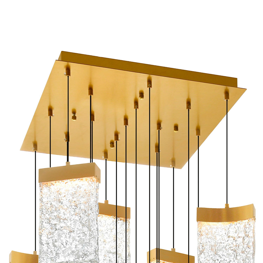 Integrated Led Brass Chandelier