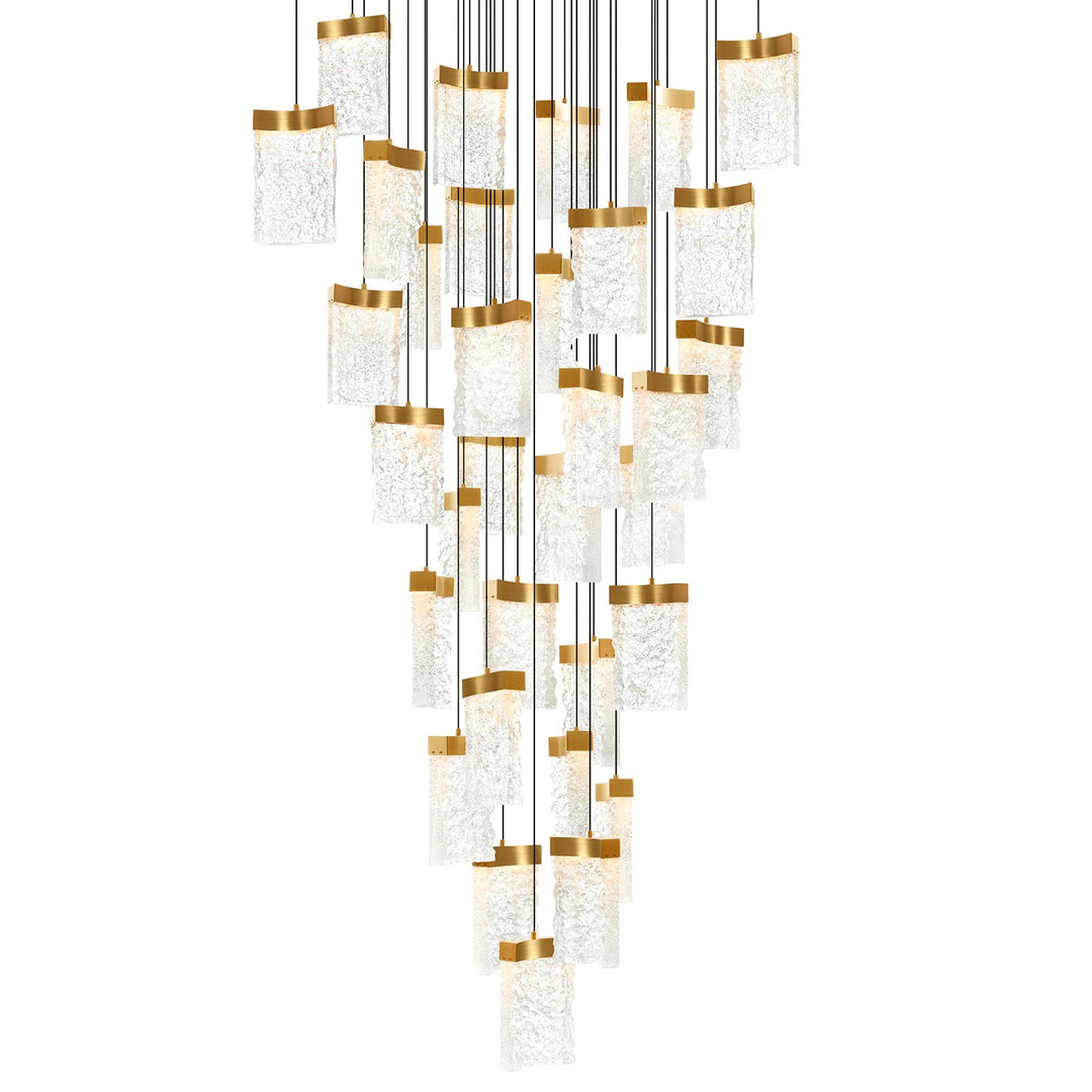 Integrated Led Brass Chandelier