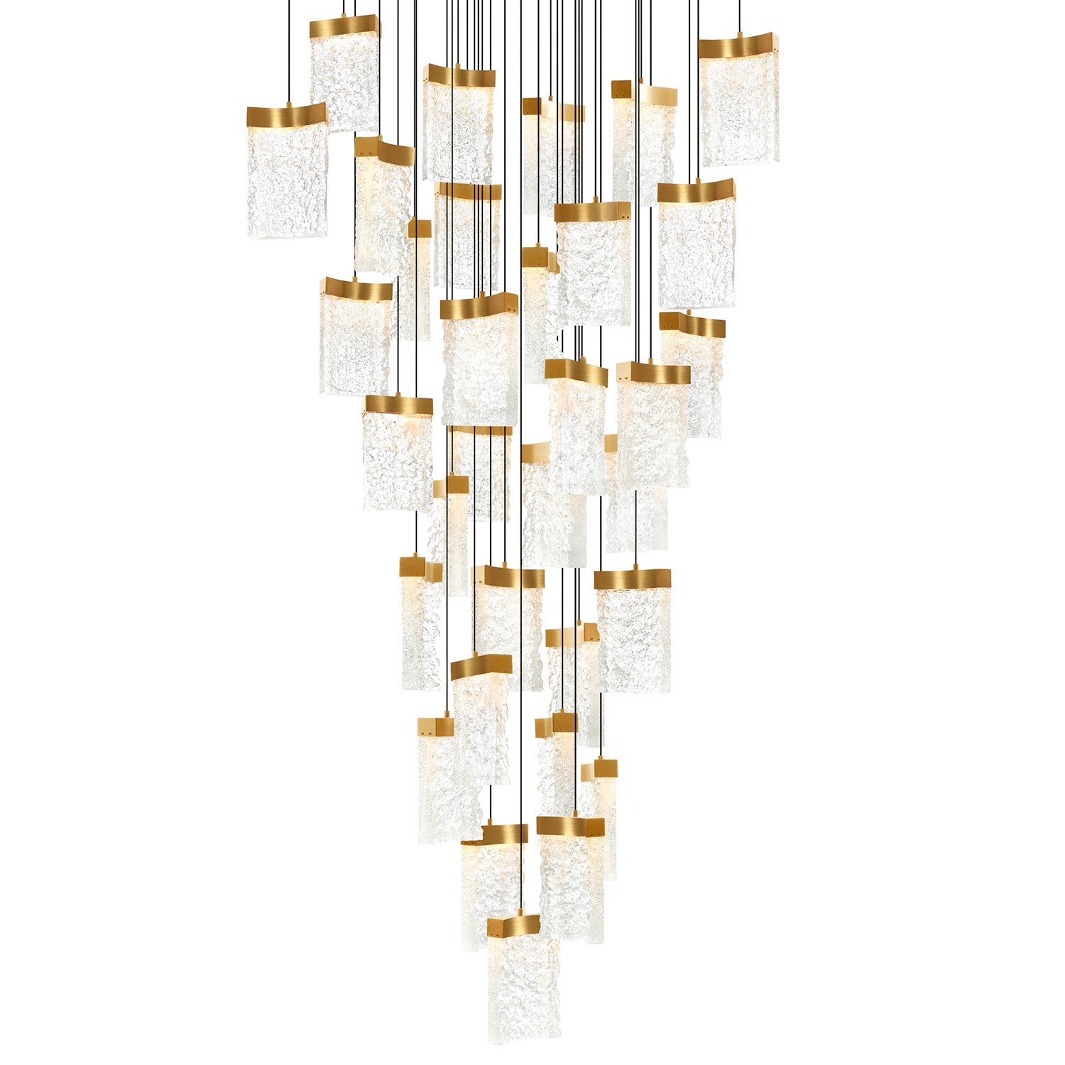 Integrated Led Brass Chandelier