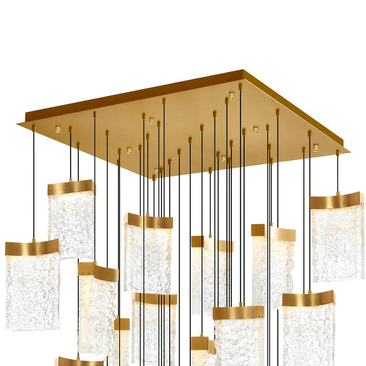 Integrated Led Brass Chandelier
