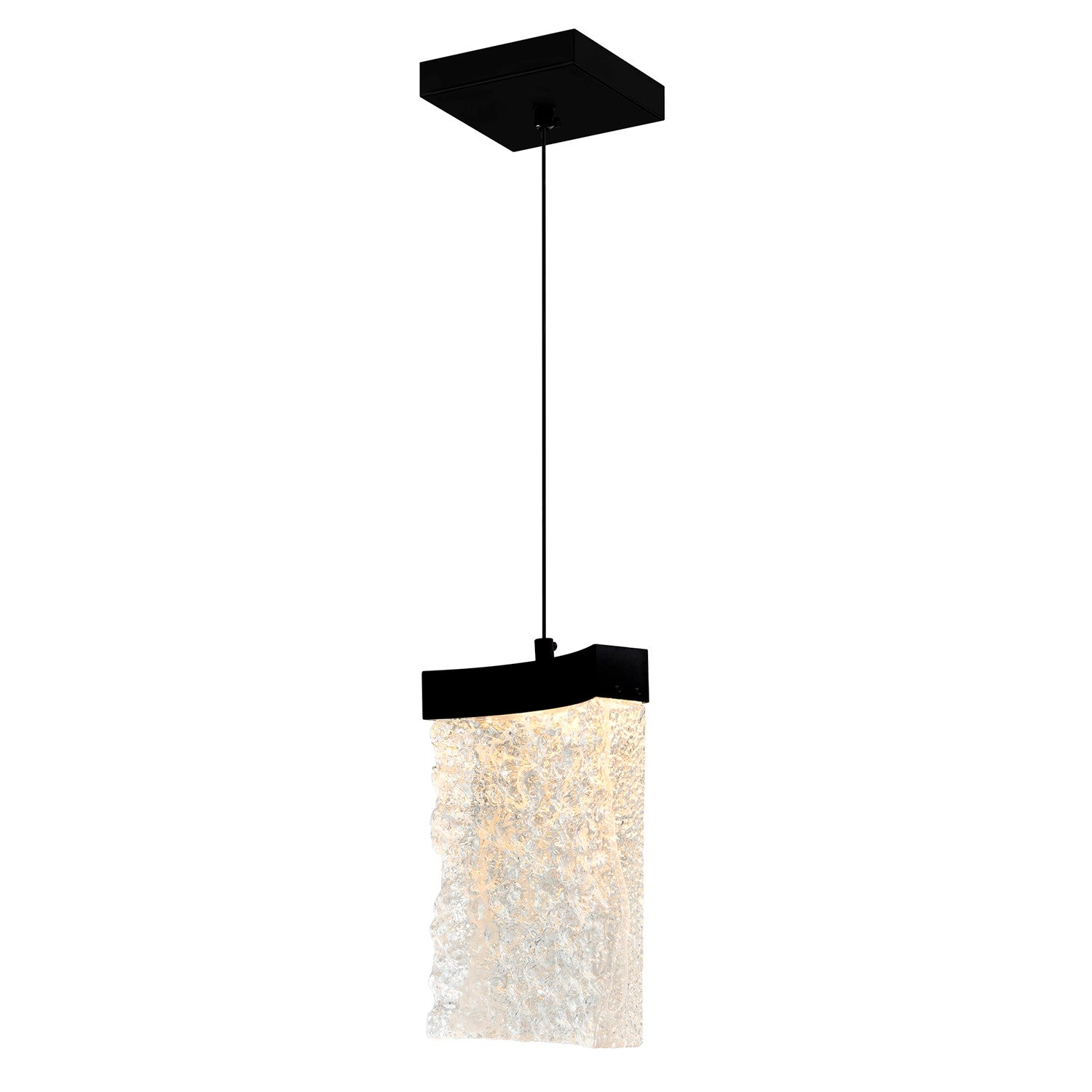 Integrated Led Black Mini Pendant by CWI Lighting