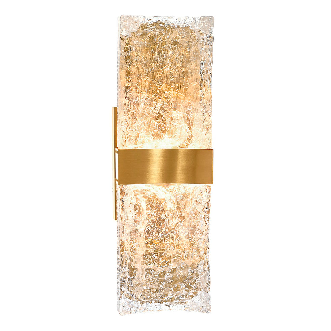 Integrated Led Brass Wall Light by CWI Lighting