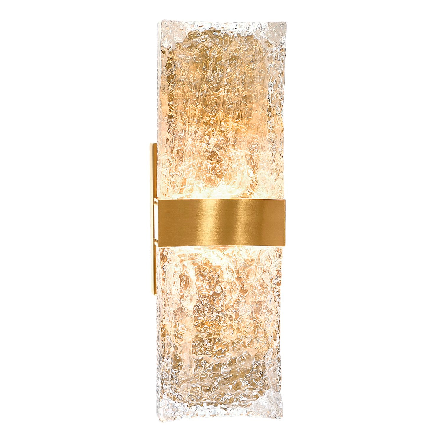 Integrated Led Brass Wall Light by CWI Lighting