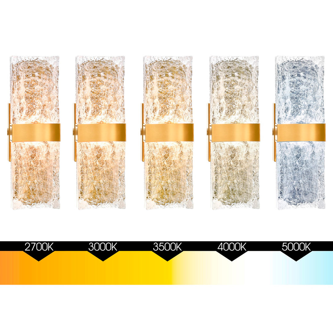 Integrated Led Brass Wall Light