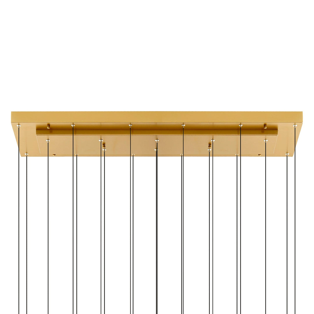 Integrated Led Brass Chandelier