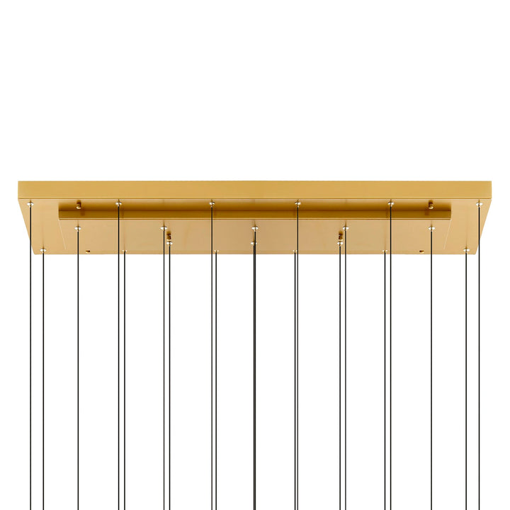 Integrated Led Brass Chandelier