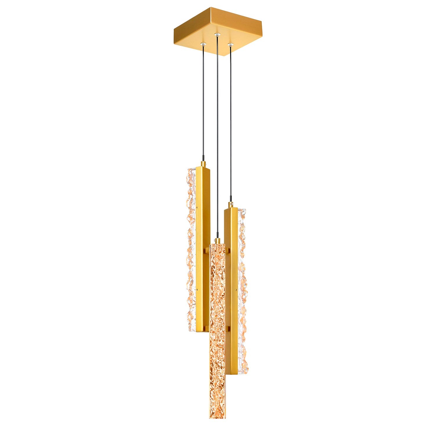 Integrated Led Brass Mini Pendant by CWI Lighting