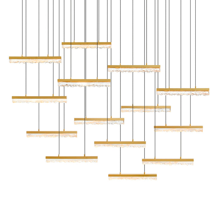 Integrated Led Brass Chandelier